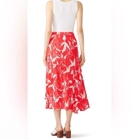 Tanya Taylor silk Parrot Tulip Sia Maxi Skirt 6 - Picture 4 of 14
